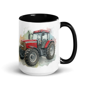 The Tractor Mugs Store Black / 15 oz McCormick MTX 150 Signature Edition Watercolor | Mug with Color Inside Quality Farmers Merch