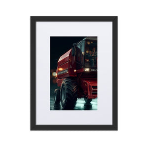 The Tractor Mugs Store Black DEUTZ-FAHR M1320 | Framed Poster Quality Farmers Merch