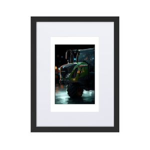 The Tractor Mugs Store Black Fendt 728 Vario | Framed Poster Quality Farmers Merch
