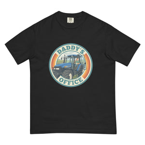 The Tractor Mugs Store Black New Holland TM 155 DADDY'S OFFICE Retro | Unisex Premium T-shirt Quality Farmers Merch
