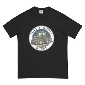 The Tractor Mugs Store Black / S John Deere 7810 OLD SCHOOL DEERE Engraving | Unisex Premium T-shirt Quality Farmers Merch