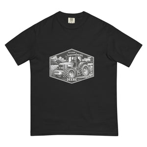 The Tractor Mugs Store Black / S John Deere 7810 OLD SCHOOL DEERE Moose | Unisex Premium T-shirt Quality Farmers Merch