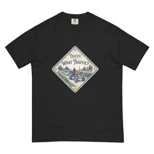 The Tractor Mugs Store Black / S Massey Ferguson 135 TRAFFIC WHAT TRAFFIC? Heritage | Unisex Premium T-shirt Quality Farmers Merch