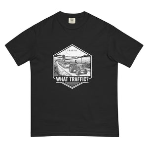 The Tractor Mugs Store Black / S Massey Ferguson 135 TRAFFIC WHAT TRAFFIC? Moose | Unisex Premium T-shirt Quality Farmers Merch