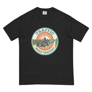The Tractor Mugs Store Black / S Massey Ferguson 35X TRAFFIC WHAT TRAFFIC? Retro | Unisex Premium T-shirt Quality Farmers Merch