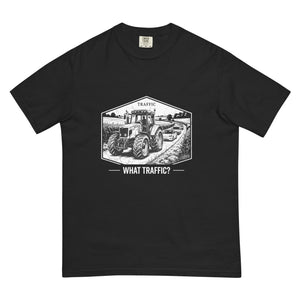 The Tractor Mugs Store Black / S Massey Ferguson 6480 TRAFFIC WHAT TRAFFIC? Moose | Unisex Premium T-shirt Quality Farmers Merch