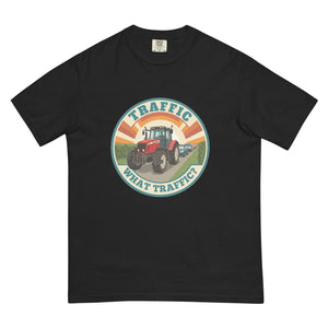 The Tractor Mugs Store Black / S Massey Ferguson 6480 TRAFFIC WHAT TRAFFIC? Retro | Unisex Premium T-shirt Quality Farmers Merch