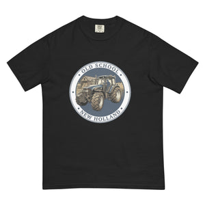 The Tractor Mugs Store Black / S New Holland TM 155 OLD SCHOOL NEW HOLLAND Engraving | Unisex Premium T-shirt Quality Farmers Merch