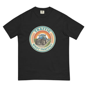 The Tractor Mugs Store Black / S New Holland TM 155 TRAFFIC WHAT TRAFFIC? Retro | Unisex Premium T-shirt Quality Farmers Merch