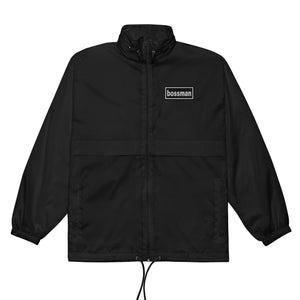 The Tractor Mugs Store Black / S Oasis Style Bossman Windbreaker | Unisex Embroidered Quality Farmers Merch