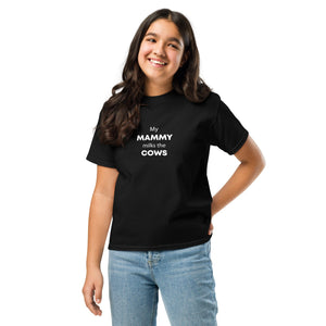 The Tractor Mugs Store Black / XS Mammy Milks the Cows | Youth Classic Tee Quality Farmers Merch