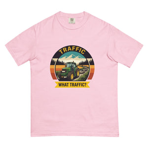 The Tractor Mugs Store Blossom / S John Deere 6930 TRAFFIC WHAT TRAFFIC? Outdoor | Unisex Premium T-shirt Quality Farmers Merch
