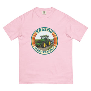The Tractor Mugs Store Blossom / S John Deere 7810 TRAFFIC WHAT TRAFFIC? Retro | Unisex Premium T-shirt Quality Farmers Merch