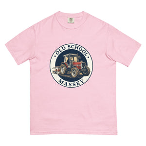 The Tractor Mugs Store Blossom / S Massey Ferguson 3075 OLD SCHOOL MASSEY Engraving | Unisex Premium T-shirt Quality Farmers Merch