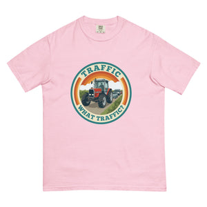 The Tractor Mugs Store Blossom / S Massey Ferguson 3075 TRAFFIC WHAT TRAFFIC? Retro | Unisex Premium T-shirt Quality Farmers Merch