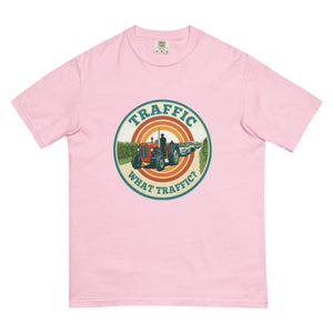 The Tractor Mugs Store Blossom / S Massey Ferguson 35X TRAFFIC WHAT TRAFFIC? Retro | Unisex Premium T-shirt Quality Farmers Merch