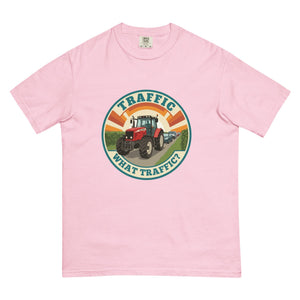 The Tractor Mugs Store Blossom / S Massey Ferguson 6480 TRAFFIC WHAT TRAFFIC? Retro | Unisex Premium T-shirt Quality Farmers Merch