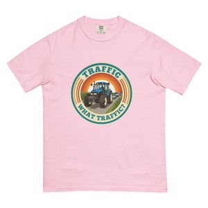 The Tractor Mugs Store Blossom / S New Holland TM 155 TRAFFIC WHAT TRAFFIC? Retro | Unisex Premium T-shirt Quality Farmers Merch