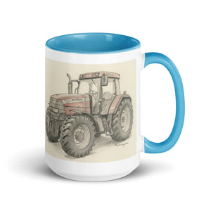 The Tractor Mugs Store Blue / 15 oz McCormick MTX 150 Signature Edition Pencil Sketch | Mug with Color Inside Quality Farmers Merch