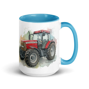 The Tractor Mugs Store Blue / 15 oz McCormick MTX 150 Signature Edition Watercolor | Mug with Color Inside Quality Farmers Merch