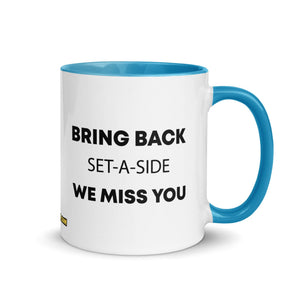 The Tractor Mugs Store Blue Bring Back Set A SIDE | Mug with Color Inside Quality Farmers Merch