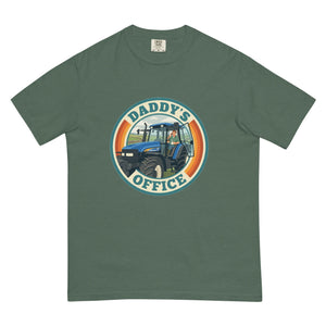 The Tractor Mugs Store Blue Spruce New Holland TM 155 DADDY'S OFFICE Retro | Unisex Premium T-shirt Quality Farmers Merch