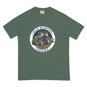 The Tractor Mugs Store Blue Spruce / S John Deere 3350 OLD SCHOOL DEERE Engraving | Unisex Premium T-shirt Quality Farmers Merch