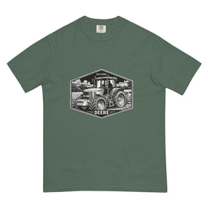 The Tractor Mugs Store Blue Spruce / S John Deere 7810 OLD SCHOOL DEERE Moose | Unisex Premium T-shirt Quality Farmers Merch