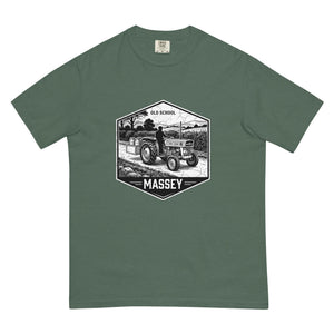The Tractor Mugs Store Blue Spruce / S Massey Ferguson 135 OLD SCHOOL MASSEY Moose | Unisex Premium T-shirt Quality Farmers Merch
