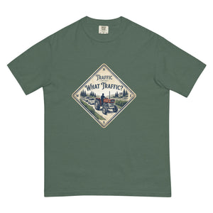 The Tractor Mugs Store Blue Spruce / S Massey Ferguson 135 TRAFFIC WHAT TRAFFIC? Heritage | Unisex Premium T-shirt Quality Farmers Merch
