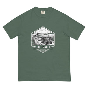 The Tractor Mugs Store Blue Spruce / S Massey Ferguson 135 TRAFFIC WHAT TRAFFIC? Moose | Unisex Premium T-shirt Quality Farmers Merch