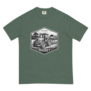 The Tractor Mugs Store Blue Spruce / S Massey Ferguson 3075 OLD SCHOOL MASSEY Moose | Unisex Premium T-shirt Quality Farmers Merch