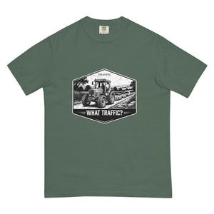The Tractor Mugs Store Blue Spruce / S Massey Ferguson 3075 TRAFFIC WHAT TRAFFIC? Moose | Unisex Premium T-shirt Quality Farmers Merch