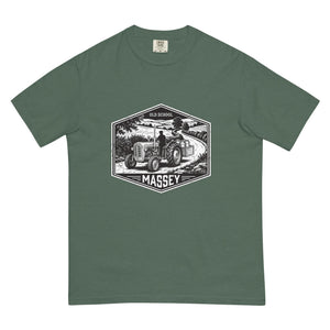 The Tractor Mugs Store Blue Spruce / S Massey Ferguson 35X OLD SCHOOL MASSEY Moose | Unisex Premium T-shirt Quality Farmers Merch