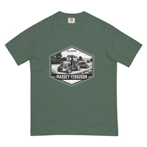 The Tractor Mugs Store Blue Spruce / S Massey Ferguson 390T OLD SCHOOL MASSEY FERGUSON Moose | Unisex Premium T-shirt Quality Farmers Merch