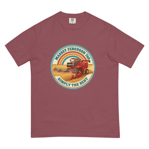 The Tractor Mugs Store Brick Massey Ferguson 760 Massey Ferguson 760 SIMPLY THE BEST Retro | Unisex Premium T-shirt Quality Farmers Merch