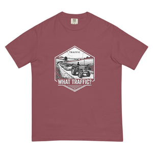The Tractor Mugs Store Brick / S Massey Ferguson 135 TRAFFIC WHAT TRAFFIC? Moose | Unisex Premium T-shirt Quality Farmers Merch