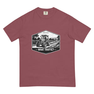 The Tractor Mugs Store Brick / S Massey Ferguson 3075 TRAFFIC WHAT TRAFFIC? Moose | Unisex Premium T-shirt Quality Farmers Merch