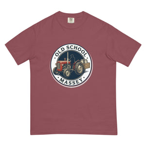 The Tractor Mugs Store Brick / S Massey Ferguson 35X OLD SCHOOL MASSEY Engraving | Unisex Premium T-shirt Quality Farmers Merch