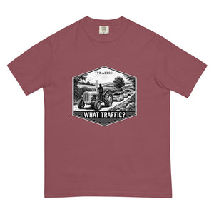 The Tractor Mugs Store Brick / S Massey Ferguson 35X TRAFFIC WHAT TRAFFIC? Moose | Unisex Premium T-shirt Quality Farmers Merch