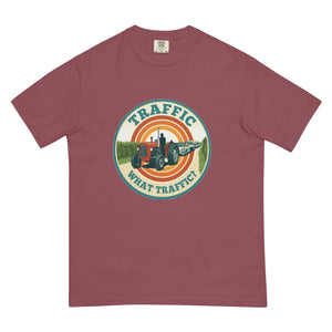 The Tractor Mugs Store Brick / S Massey Ferguson 35X TRAFFIC WHAT TRAFFIC? Retro | Unisex Premium T-shirt Quality Farmers Merch