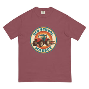 The Tractor Mugs Store Brick / S Massey Ferguson 6480 OLD SCHOOL MASSEY Retro | Unisex Premium T-shirt Quality Farmers Merch