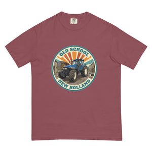 The Tractor Mugs Store Brick / S New Holland TM 155 OLD SCHOOL NEW HOLLAND Retro | Unisex Premium T-shirt Quality Farmers Merch