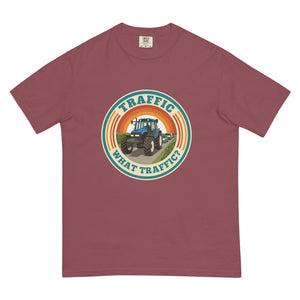The Tractor Mugs Store Brick / S New Holland TM 155 TRAFFIC WHAT TRAFFIC? Retro | Unisex Premium T-shirt Quality Farmers Merch
