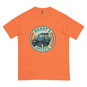 The Tractor Mugs Store Burnt Orange New Holland TM 155 DADDY'S OFFICE Retro | Unisex Premium T-shirt Quality Farmers Merch