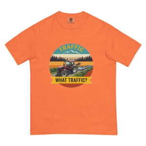 The Tractor Mugs Store Burnt Orange / S FIATAGRI F140 TRAFFIC WHAT TRAFFIC? Outdoor | Unisex Premium T-shirt Quality Farmers Merch