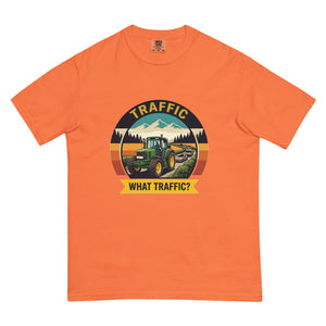 The Tractor Mugs Store Burnt Orange / S John Deere 6930 TRAFFIC WHAT TRAFFIC? Outdoor | Unisex Premium T-shirt Quality Farmers Merch