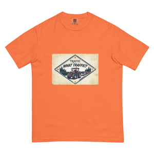 The Tractor Mugs Store Burnt Orange / S John Deere 7810 TRAFFIC WHAT TRAFFIC? Heritage | Unisex Premium T-shirt Quality Farmers Merch