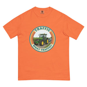 The Tractor Mugs Store Burnt Orange / S John Deere 7810 TRAFFIC WHAT TRAFFIC? Retro | Unisex Premium T-shirt Quality Farmers Merch