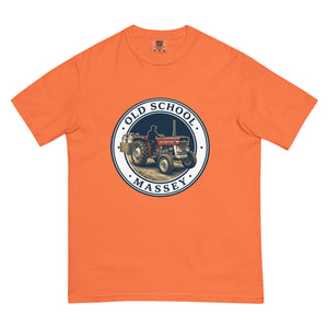 The Tractor Mugs Store Burnt Orange / S Massey Ferguson 135 OLD SCHOOL MASSEY Engraving | Unisex Premium T-shirt Quality Farmers Merch